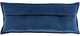 Surya Cotton Velvet Navy 12"x30" Toss Pillow with Polyester Insert-1