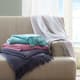 Olliix by INK+IVY Reeve Grey 50" x 60" Ruched Throw-4