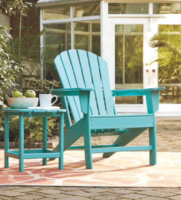 Signature Design by Ashley® Sundown Treasure Turquoise 2 Piece Outdoor Seating Set-0