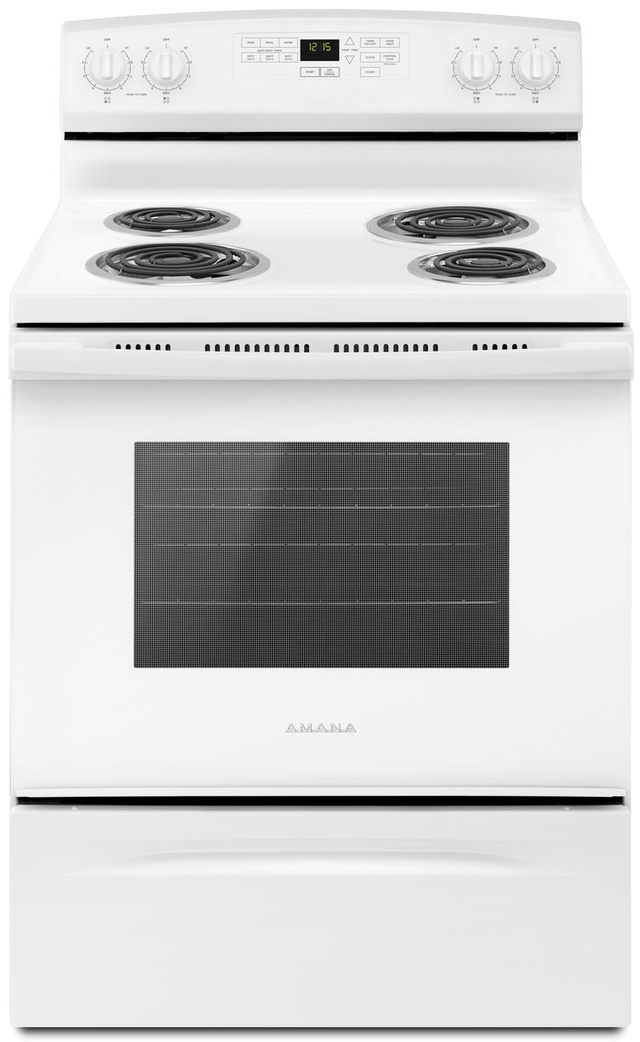 Amana 29 88 White Free Standing Electric Range Acr4503sfw