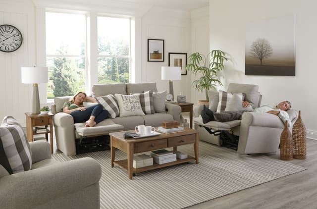 Catnapper® Westport Metal Power Lay Flat Recliner-3
