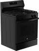GE® 400 Series 30" Black Freestanding Gas Range-2