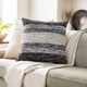 Surya Levi Black 20"x20" Toss Pillow with Down Insert-4