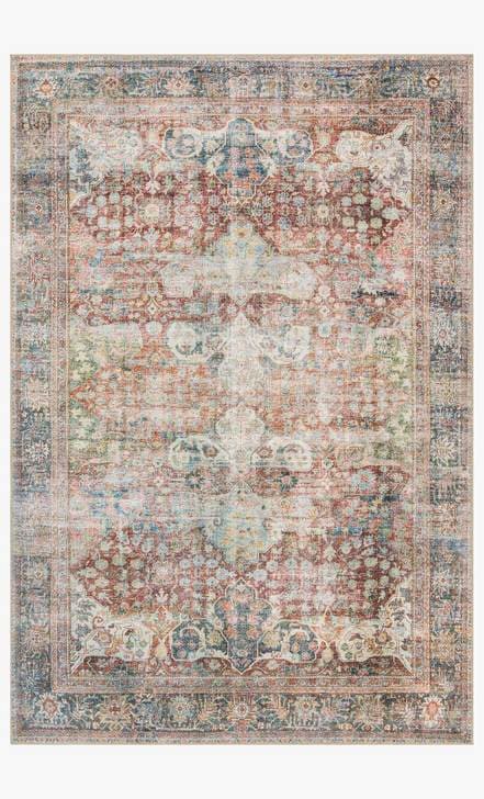 Loloi® Rugs Loren Brick / Multi 5" x 8" Rug-0