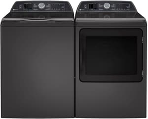 GE Profile Diamond Gray Laundry Pair