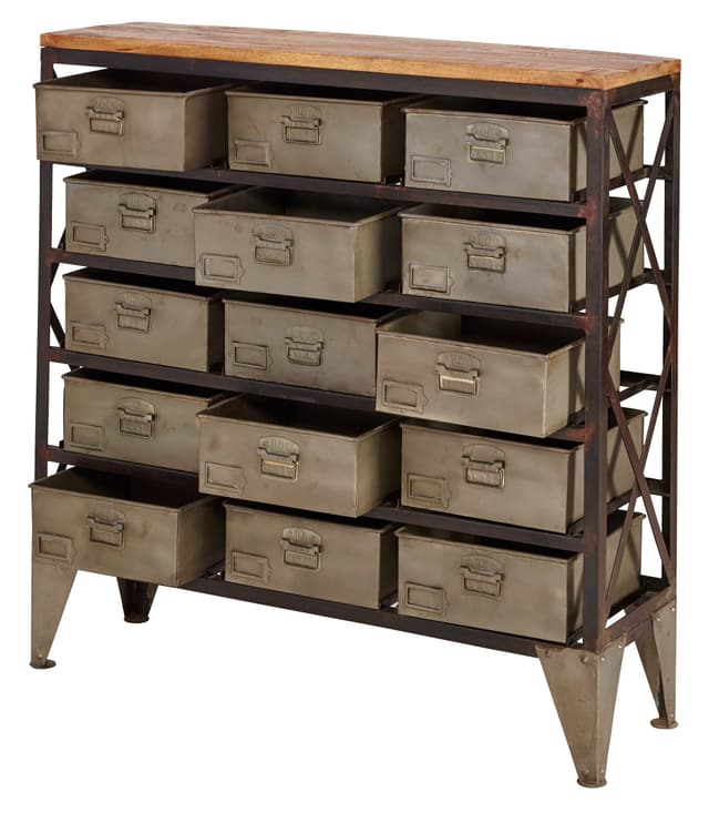 Jaipur Furniture Guru Industrial Chest-1