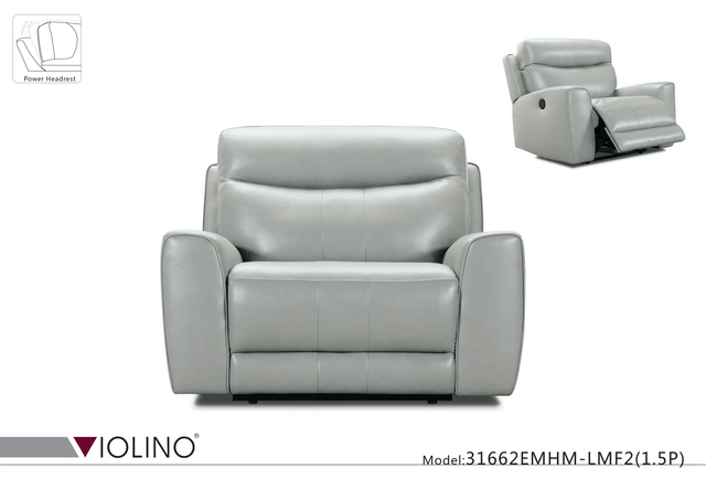Violino 31662 Power Recliner with Power Headrest-1