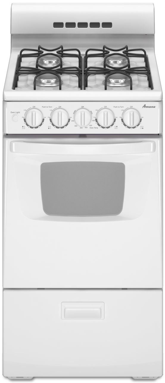 Amana 19 75 White Free Standing Gas Range Agg222vdw Manhattan