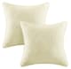 Olliix by Madison Park Quebec 2 Yellow 20"x20" Quilted Square Pillow Pair-0