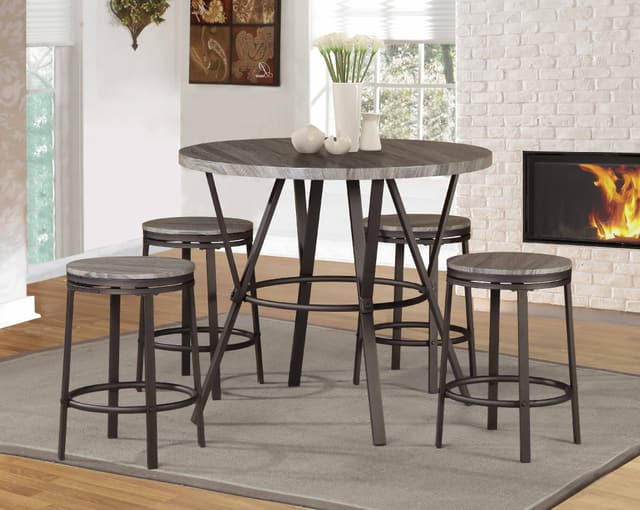 Milton Green Stars Natural Pub Height Stool-1