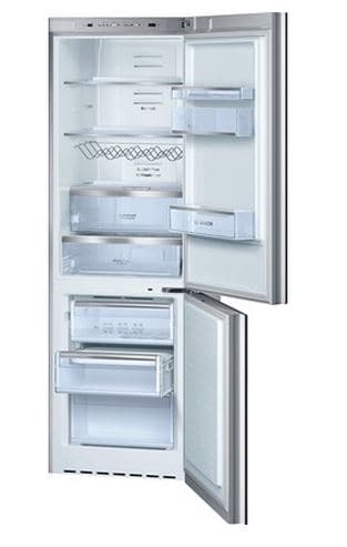 Bosch 800 Series 10.0 Cu. Ft. Counter Depth Bottom Freezer Refrigerator-Black Glass-1