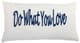 A & B Home 2-Piece Blue/White Throw Pillows Set-1