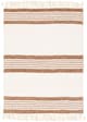 Surya Chamonix Burnt Orange 50"x60" Throw Blanket-1