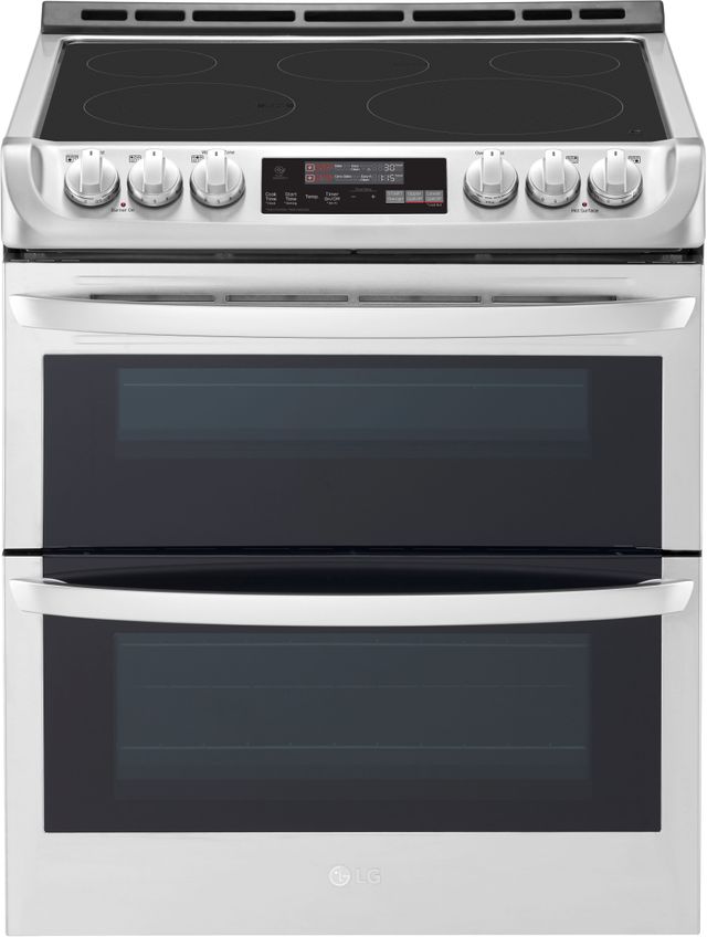 Lg 29 88 Stainless Steel Slide In Electric Double Oven Range