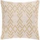 Surya Ryder Wheat 20"x20" Pillow Shell with Down Insert-0