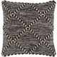 Surya Zanafi Black 18"x18" Toss Pillow Shell with Polyester Insert-0