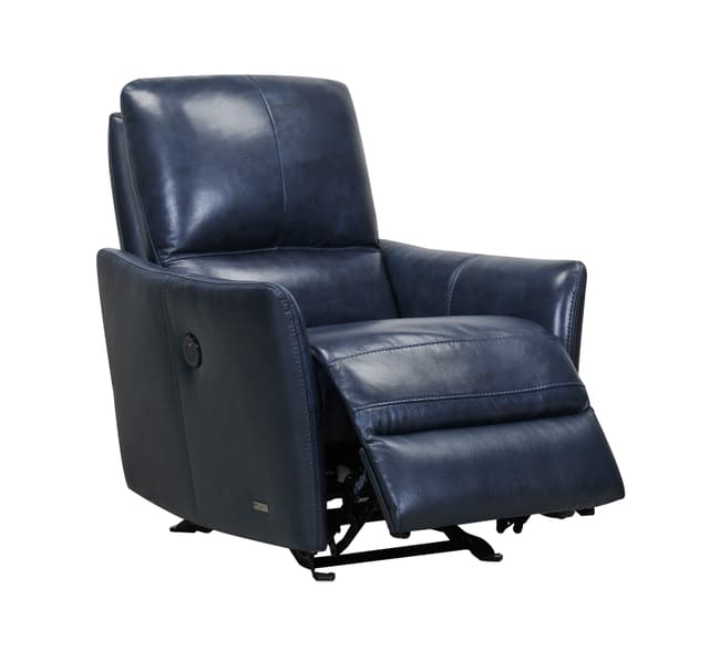 Violino 3356 Black Leather Glider Power Recliner-0