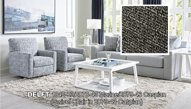 Jackson Furniture Hooten Hematite Swivel Chair-2