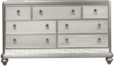 Samuel Lawrence Furniture Diva Platinum Dresser 8808 010