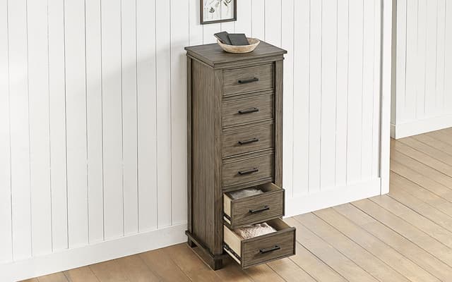 A-America® Glacier Point Gray Stone Lingerie Chest-2