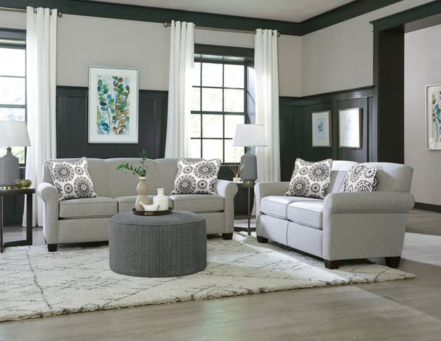 England Furniture® Angie Jig Linen Sofa-1