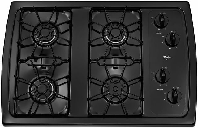 Whirlpool 30 Gas Cooktop Black W3cg3014xb Kissinger Appliance Tv