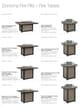 Donoma Outdoor 44" Counter Height Fire Table-2
