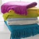 Surya Thelma Teal 50"x60" Throw Blanket-2