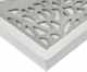 Olliix by Madison Park Laurel Branches Grey and White Carved Wood Panel Wall Decor-1