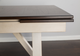 Bernards Winslow Farmhouse Rustic Cherry Dining Table with Off-White Base-3