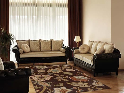 Orian Harmony Layla Brown 5' x 8' Rug-1