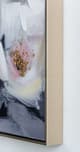 A & B Home Sarah Blue/Ivory/Pink Hand Painting Wall Art-3