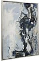 A & B Home Blue/White Cerulean Seas Framed Hand-Painted Wall Art-0