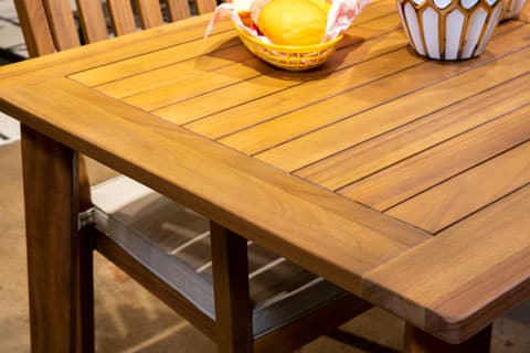 Signature Design by Ashley® Janiyah Light Brown Outdoor Dining Table, 2 Arm Chairs and Bench-1