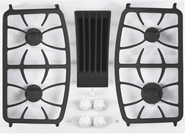 Ge Profile Series 29 88 White Gas Cooktop Pgp9830tjww In Clinton