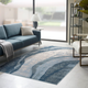 Olliix by Madison Park Grace Blue 5x7' Abstract Wave Area Rug-2