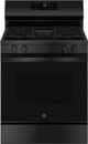 GE® 400 Series 30" Black Freestanding Gas Range-0