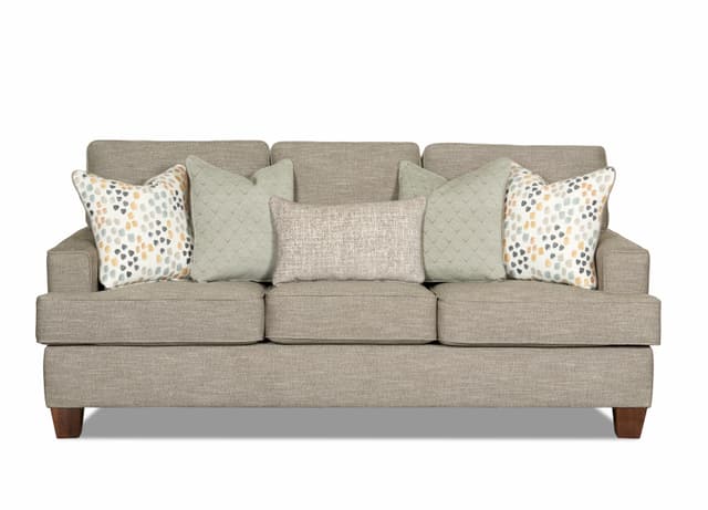 Wood House Upholstery Olathe Slate Bayside Sofa-0