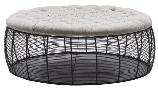 Jaipur Furniture Ellman Coffee Table Ottoman-0