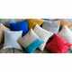 Surya Cotton Velvet Bright Blue 20"x20" Pillow Shell-3