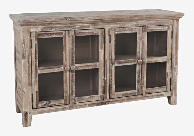 Jofran Inc. 54" Rustic Shores 4 Drawer Low Accent Cabinet-0