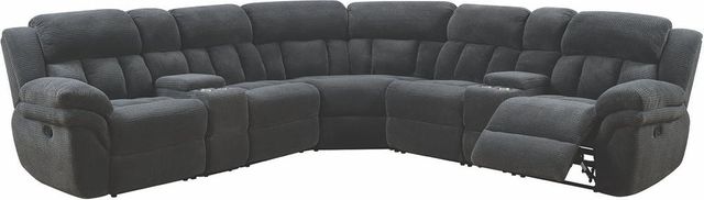 Elements International Santorini Sectional 7 Piece Reclining Sofa Sectional 7 Piece Reclining Sofa