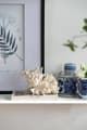 A & B Home White Expansive Faux Coral Accent-2