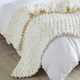Olliix by Madison Park Chenille Chunky Knit Ivory Throw-2