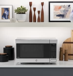 GE Profile Stainless Steel Countertop Convection/Microwave GE Profile 1.5 Cu. Ft. Stainless Steel Countertop Convection/Microwave