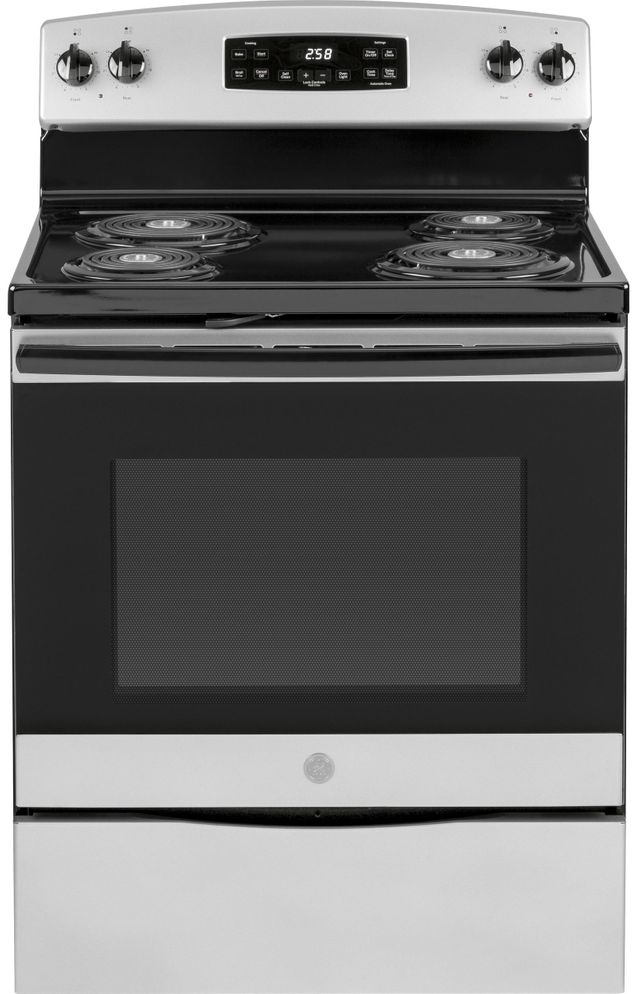 Ge 30 Free Standing Electric Range Stainless Steel Jb258rmss