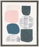 Olliix by Urban Habitat Multi-Colored Set of 2 Grey Rock Garden Gel Coat Framed Canvas-3