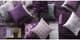 Surya Cotton Velvet Dark Purple 22"x22" Pillow Shell-4