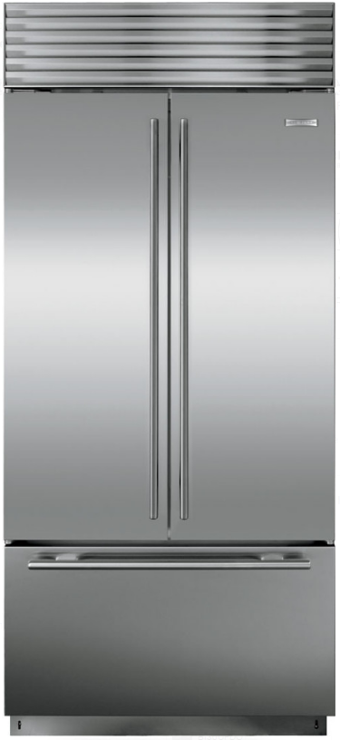 Sub Zero 21 Cu Ft Stainless Steel Built In French Door