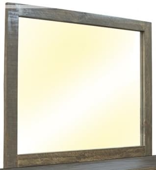 International Furniture© Loft Brown Dresser and Mirror-2